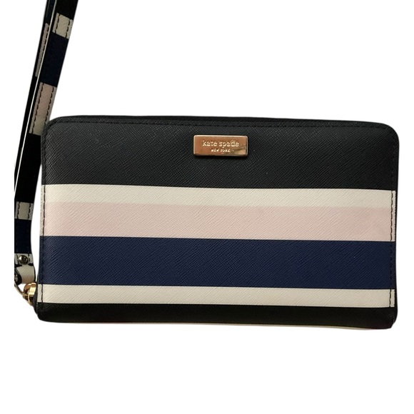 Kate Spade Laurel Way Printed Neda Cruise Trip Continental Wallet - Picture 2 of 8